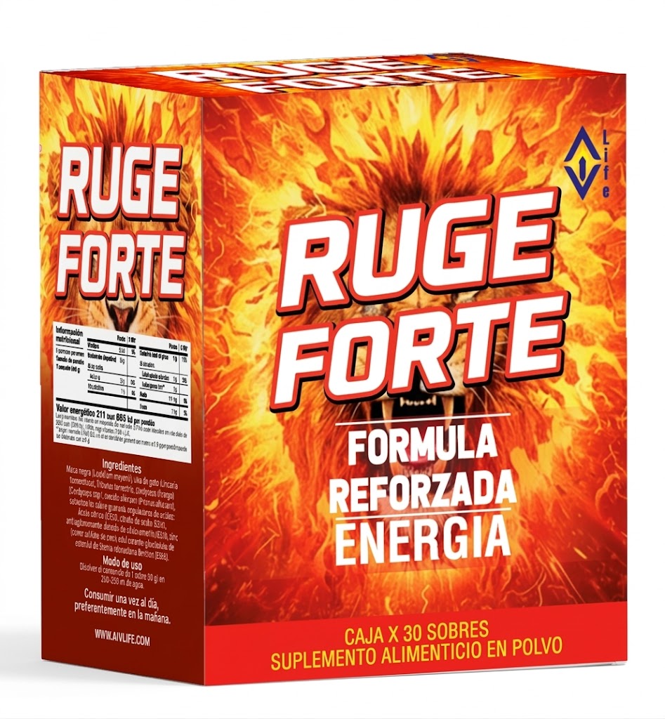 RUGE FORTE AIVLIFE (Energía • Vigor • Bienestar Masculino)